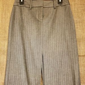 Grey Pin-striped Banana Republic Skirt